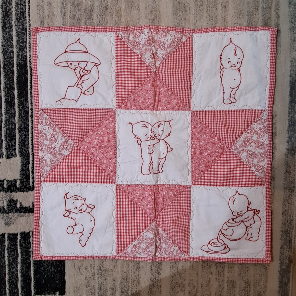 kewpie doll custom quilt